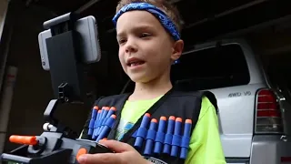 Nerf Blaster Battle: You NEED This Drone!