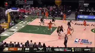 FULL Final 4 minutes Bucks vs Suns Game 6 - Milwaukee Bucks NBA Champions!!!