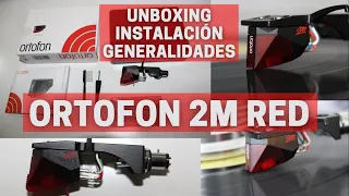 Cartucho Ortofon 2M Red. Unboxing, instalación y generalidades. Tornamesas