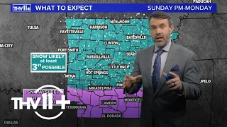 From thunderstorms to an arctic blast for Arkansas | THV11+ weather forecast