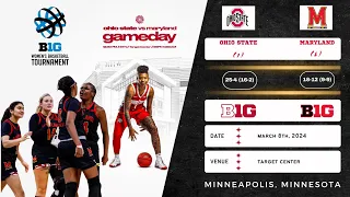 (1) Ohio State vs (8) Maryland | 2024 Big Ten Tournament: Quarterfinals | 3.8.24