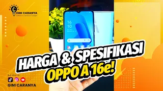 Review Harga & Spesifikasi HP Termurahnya Oppo🔥 Kekurangan dan Kelebihan Oppo A16e❗