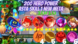 208 HERO POWER 6664 COMBO ASTA SKILL 1 META FOR SEASON 9 | ASTA 1ST SKILL LATEGAME COMEBACK ALWAYS