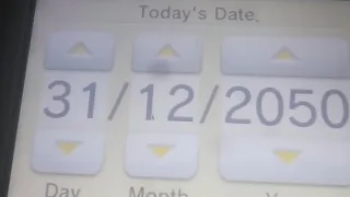 What happens when you change the Nintendo 3DS date to the last day it can handle.