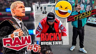 Mein ROCKY Treppen FAIL 🤣 + RAW AFTER MANIA 🔥 LETZTER WWE Wrestlemania 40 Vlog #5