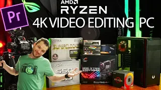 AMD RYZEN 5 2600X - 4K VIDEO EDITING PC Build Guide - BUDGET $850