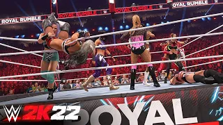 WWE 2K22 - Womens Royal Rumble Match | Full Gameplay