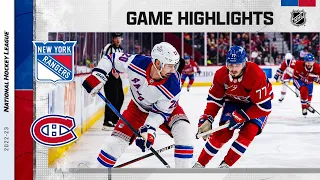 Rangers @ Canadiens 1/5 | NHL Highlights 2023