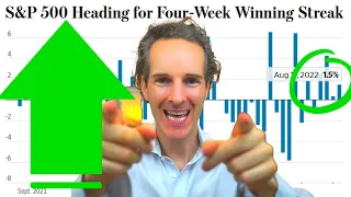 Market's 4 Week Winning Streak Continues!