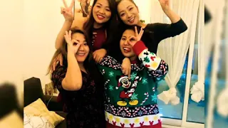 Girls Party on Christmas Eve night in Dubai, Enjoyed with my friends from Bhutan