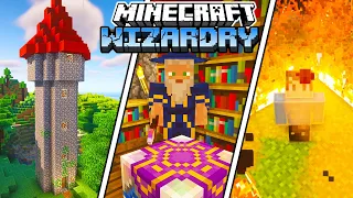 Magic & Wizardry Mod in Minecraft (Electroblob's Wizardry Mod)