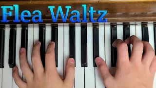 How to play Flea Waltz on piano tutorial.