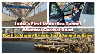 India’s first UnderSea water road tunnel | Mumbai Coastal Road | Worli Sea face to Marine Drive |