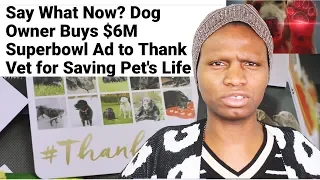 DAVID MACNEIL (DOG OWNER) BUYS $6M SUPERBOWL AD TO THANK VET FOR SAVING PET'S LIFE 😲🔥🔮☎