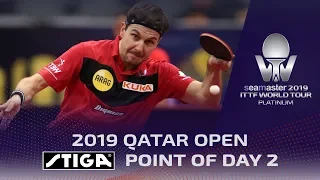 Point of the Day 2 presented by STIGA | Seamaster 2019 ITTF World Tour Qatar Open