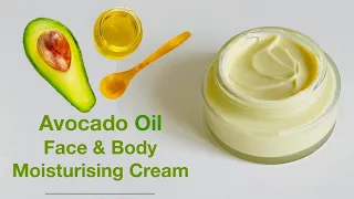 Make Avocado Oil Moisturising Face & Body Cream For Everyday Use