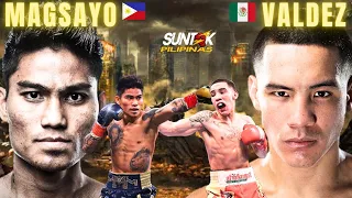 THE DREAM FIGHT! FILIPINO AGAINST MEXICO CLASSIC RIVALRY | MARK MAGSAYO VS OSCAR VALDEZ