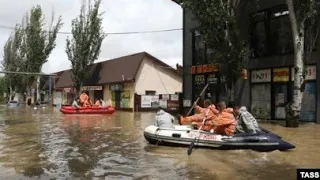 Потоп в Крыму 4 июля 2021. Сильные ливни в Крыму.