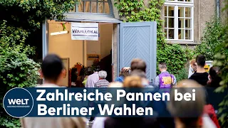 BERLINER WAHLCHAOS: Zahlreiche Pannen, viele ungültige Zettel - kommen Neuwahlen?