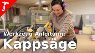 So benutzt man eine Kappsäge (richtig) ✅ Profi Anleitung