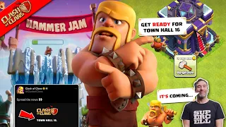 Town Hall 16 UPDATE - Hammer Jam Event in Clash of Clans New Update?