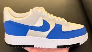 Nike Air Force 1 Low Timeless White Blue Shoes