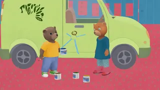 Petit Ours Brun 3D -  Une peinture pour la camionnette