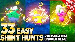 33 EASY Shiny Hunts in Pokemon Scarlet and Violet