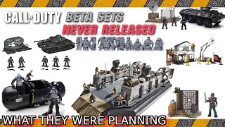 Beta Call Of Duty sets Mega Construx never released