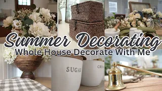 Spring To Summer Decorating Ideas | Entire House Decorate With Me | Cozy Summer Cottage Style Decor