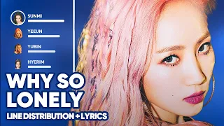 Wonder Girls - Why So Lonely (Line Distribution + Lyrics Karaoke) PATREON REQUESTED