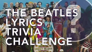 Can You Guess the Beatles Song? 🎵 | Epic 25-Question Lyric Challenge! #trivia #challenge #beatles