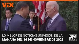 Lo mejor de Noticias Univision de la mañana | jueves 16 de noviembre de 2023