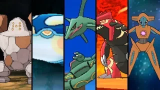 Pokemon Omega Ruby and Alpha Sapphire - All Hoenn Legendary Pokemon