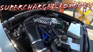 Supercharged Foxbody With Massive Whippple Dyno Pull