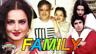 Rekha Family With Parents, Husband, Brother, Sister & Affair