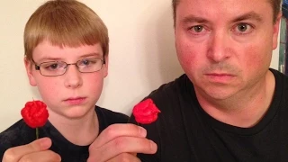 12-yr-old eats whole Carolina Reaper (Worlds Hottest Pepper) : Crude Brothers