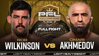 Rob Wilkinson vs Omari Akhmedov (Light Heavyweight Title Bout) | 2022 PFL Championship