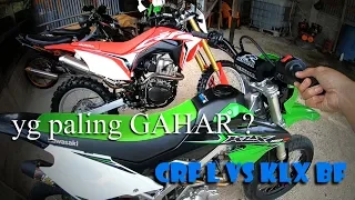 CRF150 L vs KLX150 BF [ test limiter ] pilih mana ?