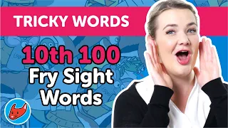 100 Tricky Words #17 | Fry Words | 10th 100 Fry Sight Words | Made by Red Cat Reading