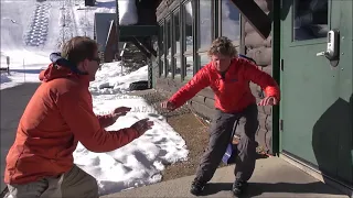 Fore-aft and foot to foot drill for skiing, part 1