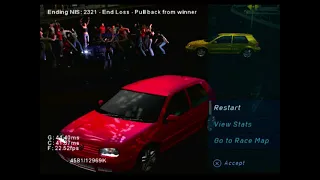 Need for Speed Underground Prototype / Beta PS2 Gameplay