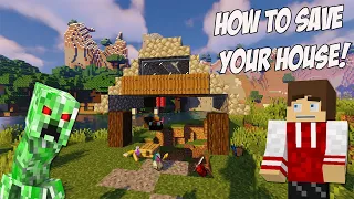 How to Stop Creepers Destroying your Minecraft House