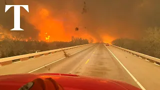 Massive wildfire spreads across Texas Panhandle