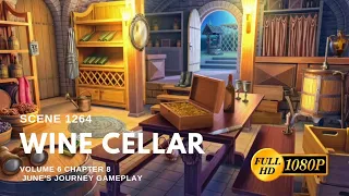 June's Journey Scene 1264 Vol 6 Ch 8 Wine cellar *Full Mastered Scene* HD 1080p