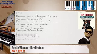 🎹 Pretty Woman - Roy Orbison Piano Backing Track with chords and lyrics