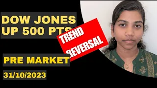 "Dow Up 500Pts Trend Reversal ? !!" Nifty & Bank Nifty  - Pre-Market Analysis | 31 Oct 2023