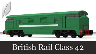 How to Build the British Rail Class 42 Warship (MOC - 4K)