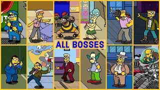 THE SIMPSONS ARCADE MOBILE: ALL BOSSES