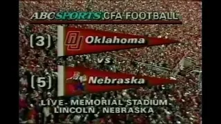 1986 #3 Oklahoma @ #5 Nebraska No Huddle